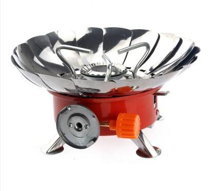 เตาแก๊สพกพาเดินป่าแคมป์ปิ้ง Portable Folding Lotus Style Windproof Camping Stove Butane Gas Stove เตาแก๊สปิกนิก เตาแก๊สกระป๋อง เตาแก๊สปิคนิค เตาแก๊สปิคนิคพกพา เตาแก๊สเดินป่า เตาสนามเดินป่า อุปกรณ์เดินป่า เตาแก๊สพกพา แก๊สปิกนิก เตาแก๊สปิคนิคลาซาด้า