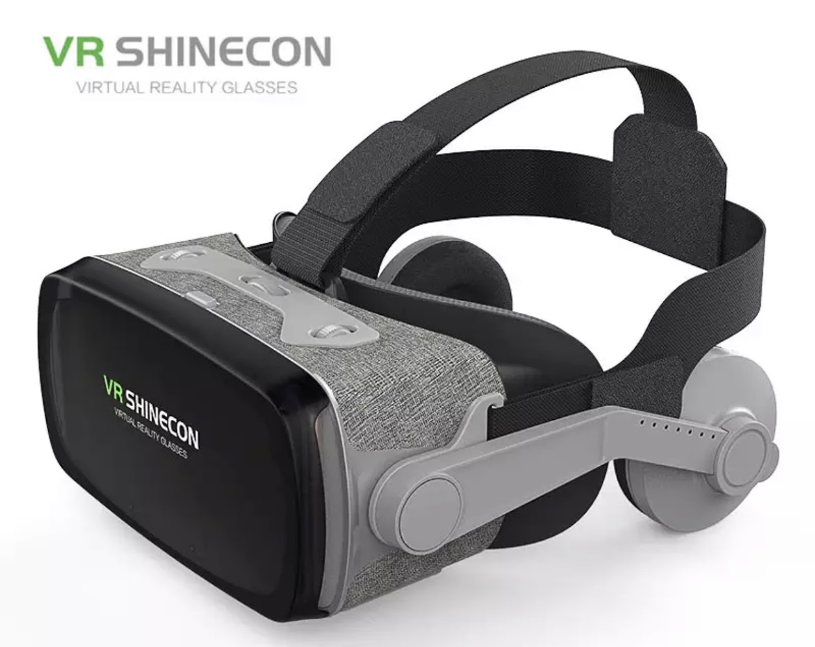 สินค้าพร้อมส่ง VR Shinecon 9.0 Casque VR Virtual Reality แว่นตา 3D แว่นตาหูฟังชุดหูฟังสำหรับ 4.0-6.53 นิ้วสมาร์ทโฟน