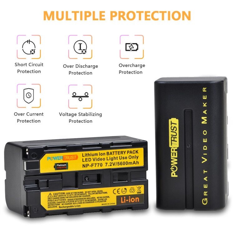 Batteria ENEGON NP-F750 5600mAh USB-C - Ricarica Diretta Per Fotocamere Sony - Foto 9