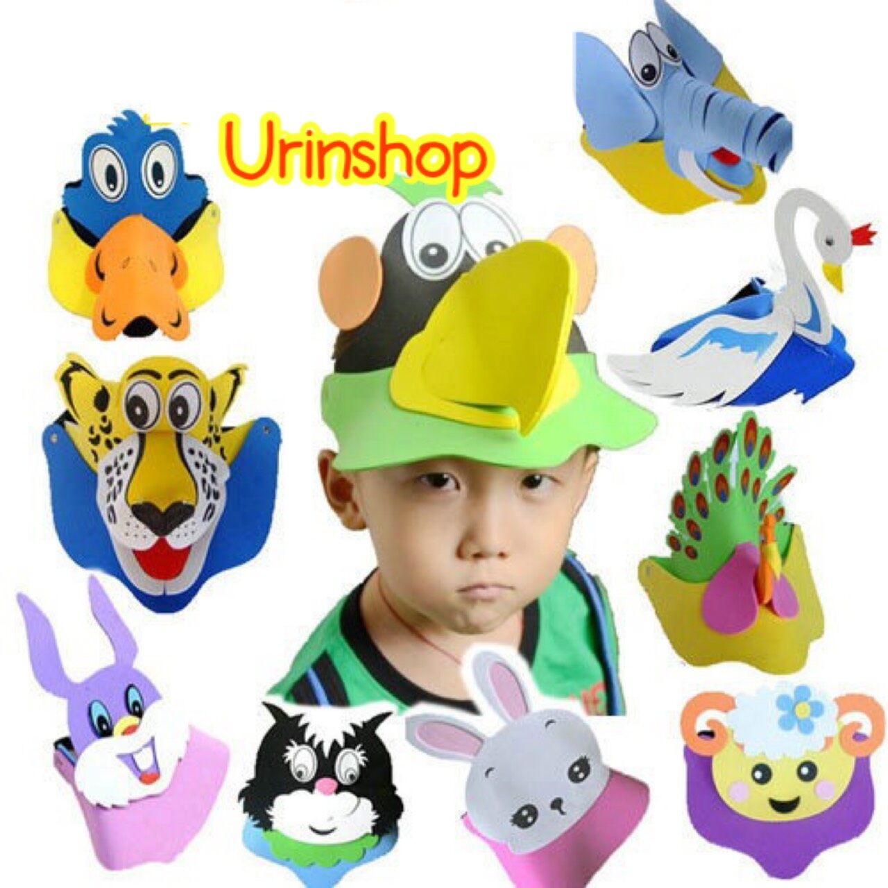 หมวกโฟมรูปสัตว์ 3D สําหรับเด็ก 11 ชิ้น / ชุด คละลาย มีให้เลือก 7 ชุด หมวกสัตว์แฟนซี หมวกปาร์ตี้ หมวกรูปสัตว์ พร้อมส่ง