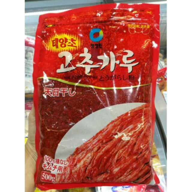 พริกป่นเกาหลี แบบหยาบใช้สำหรับทำกิมจิ ขนาด 500 กรัม**ฟรีค่าจัดส่ง