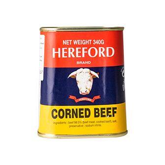 เฮเรฟอร์ดคอร์เนดเนื้อ 340 กรัม/Hereford Corned Beef 340g