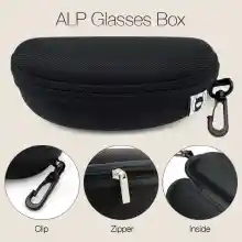 ภาพขนาดย่อของสินค้าALP Glasses Box กล่องใส่แว่นโครงแข็ง รุ่น ALP-B001-BK (Black)