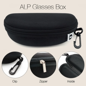 ภาพหน้าปกสินค้าALP Glasses Box กล่องใส่แว่นโครงแข็ง รุ่น ALP-B001-BK (Black) ซึ่งคุณอาจชอบราคาและรีวิวของสินค้านี้