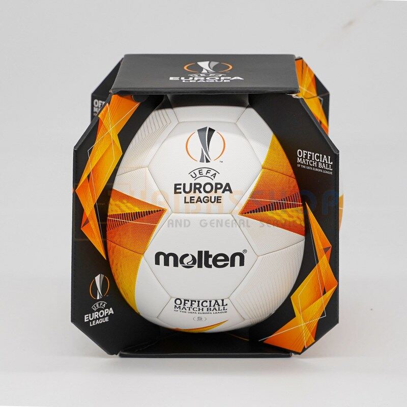 [ของแท้ 100%] ลูกฟุตบอล ลูกบอล Molten F5U5000 G0 เบอร์5 ลูกฟุตบอลหนัง PU หนังเย็บ ของแท้ 100% รุ่น EUROPA League