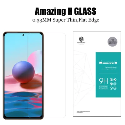 for Xiaomi Redmi Note 10 Pro Max 10s Tempered Glass Nillkin 9H Full Coverage Clear Safety Screen Protector on Redmi Note10 4G