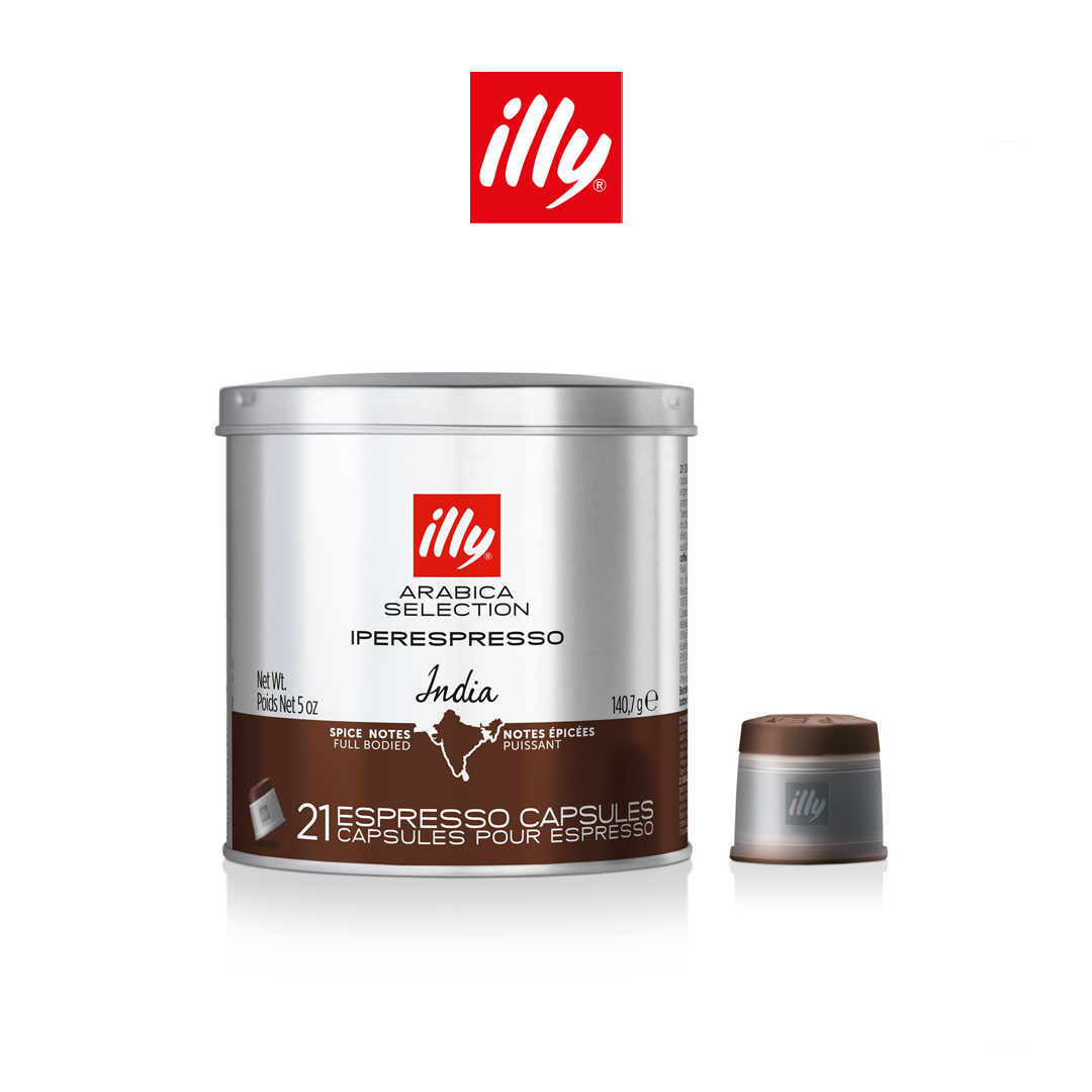 ILLY แคปซูลกาแฟ INDIA - 21แคปซูล/กระป๋อง