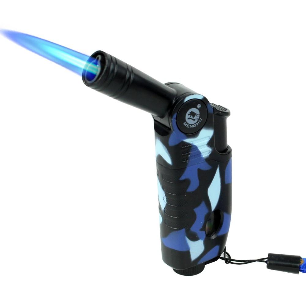 หัวพ่นไฟ หัวพ่นแก๊ส Pocket Torch Meng Hu ขนาดพกพา รุ่น MengHuBlue-05f-PK