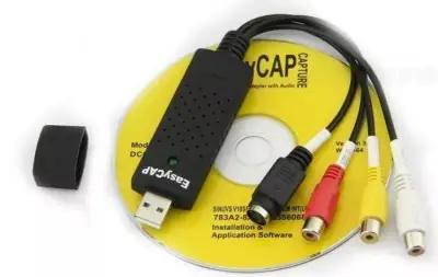 Pro USB 2.0 Video Easycap TV DVD VHS Capture Card Audio AV Adapter for Computer High Quality 9KNT 7CKQ