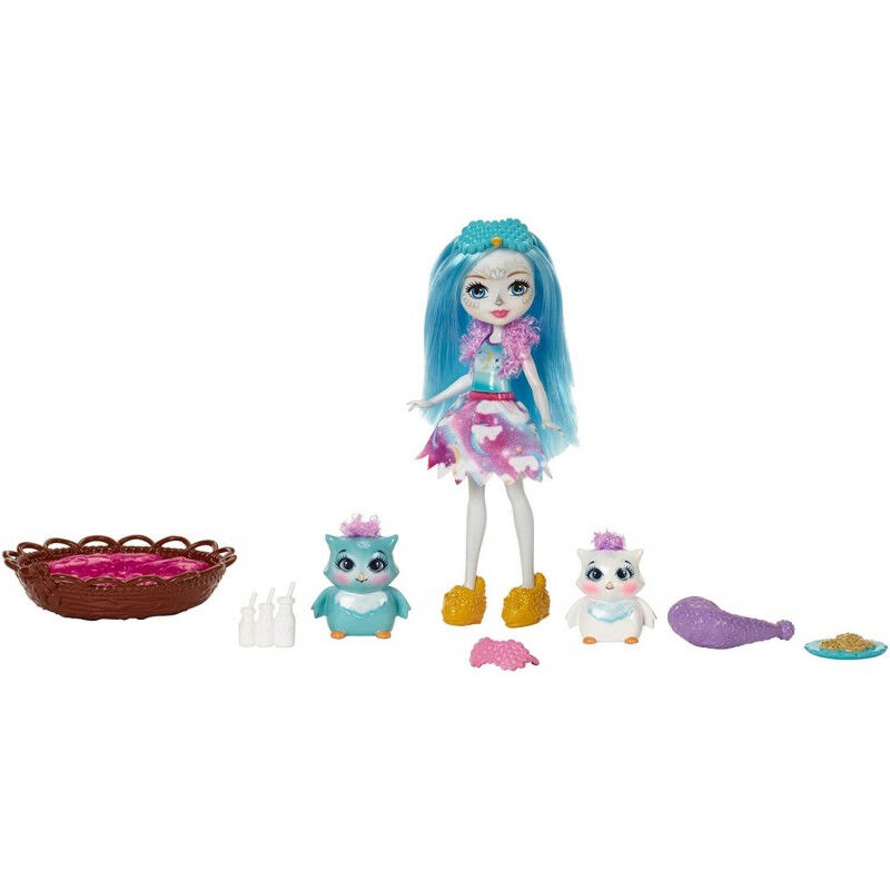 Enchantimals ตุ๊กตา เอนเชนติมอล Sleep over Night Owls Doll Set รุ่น ...