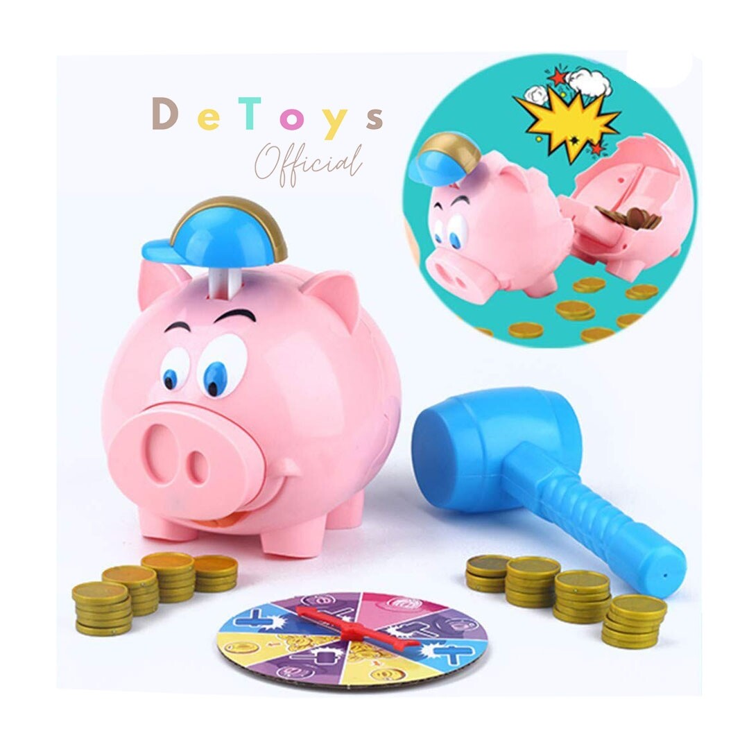 เกมทุบกระปุกหมู PIGGY BANK เกมส์ทุบหมูกระปุกออมสิน เกมส์บอร์ด ของเล่น