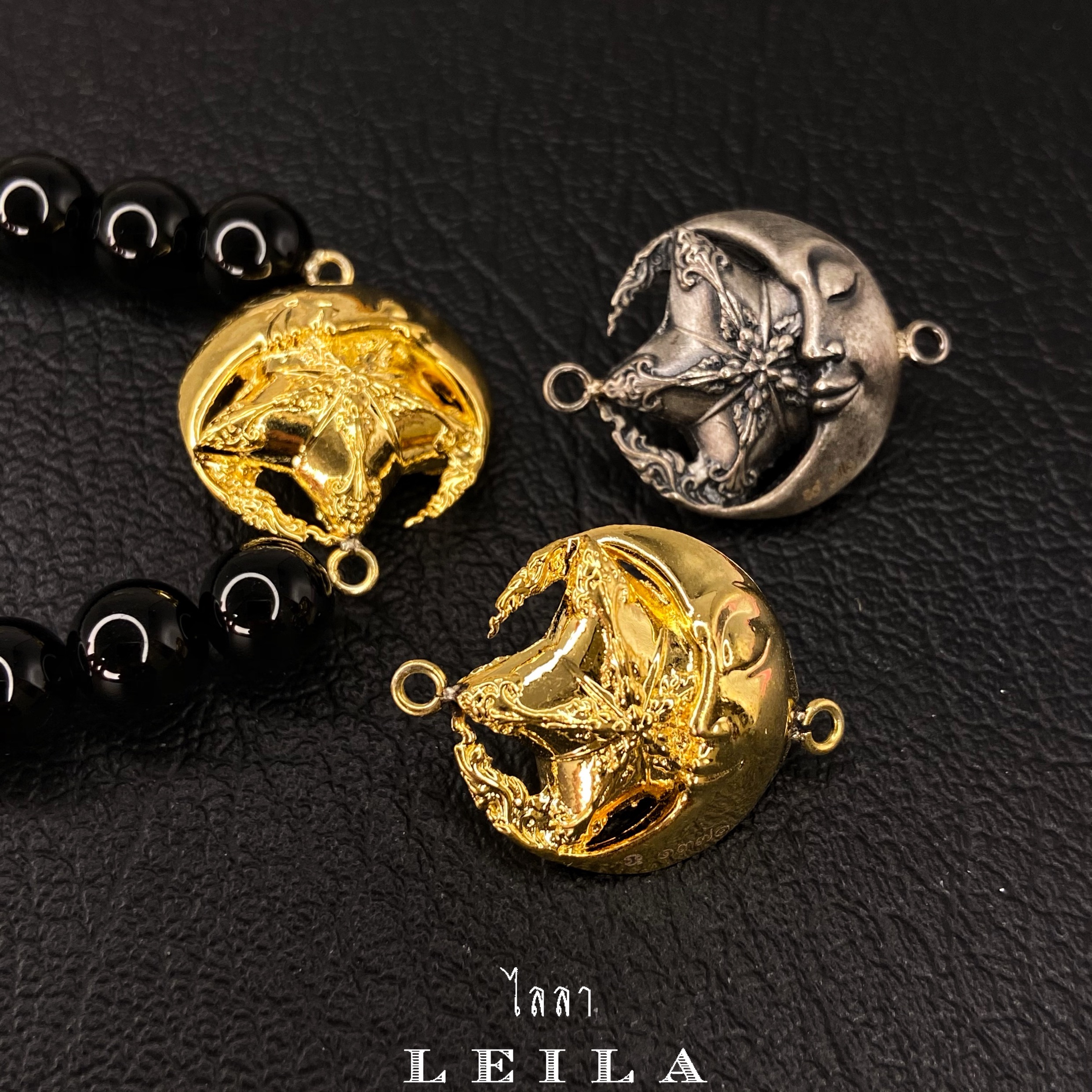 Leila Amulets จันทร์พันดาว (พร้อมกำไลหินฟรีตามรูป)