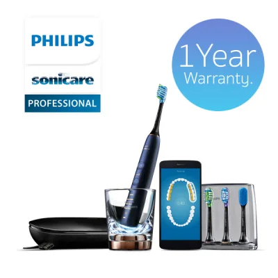 แปรงสีฟัน Philips Sonicare DiamondClean Smart 9700 Electric Toothbrush Lunar Blue HX9954-52 รับประกัน 1 ปี พร้อมส่งเลย
