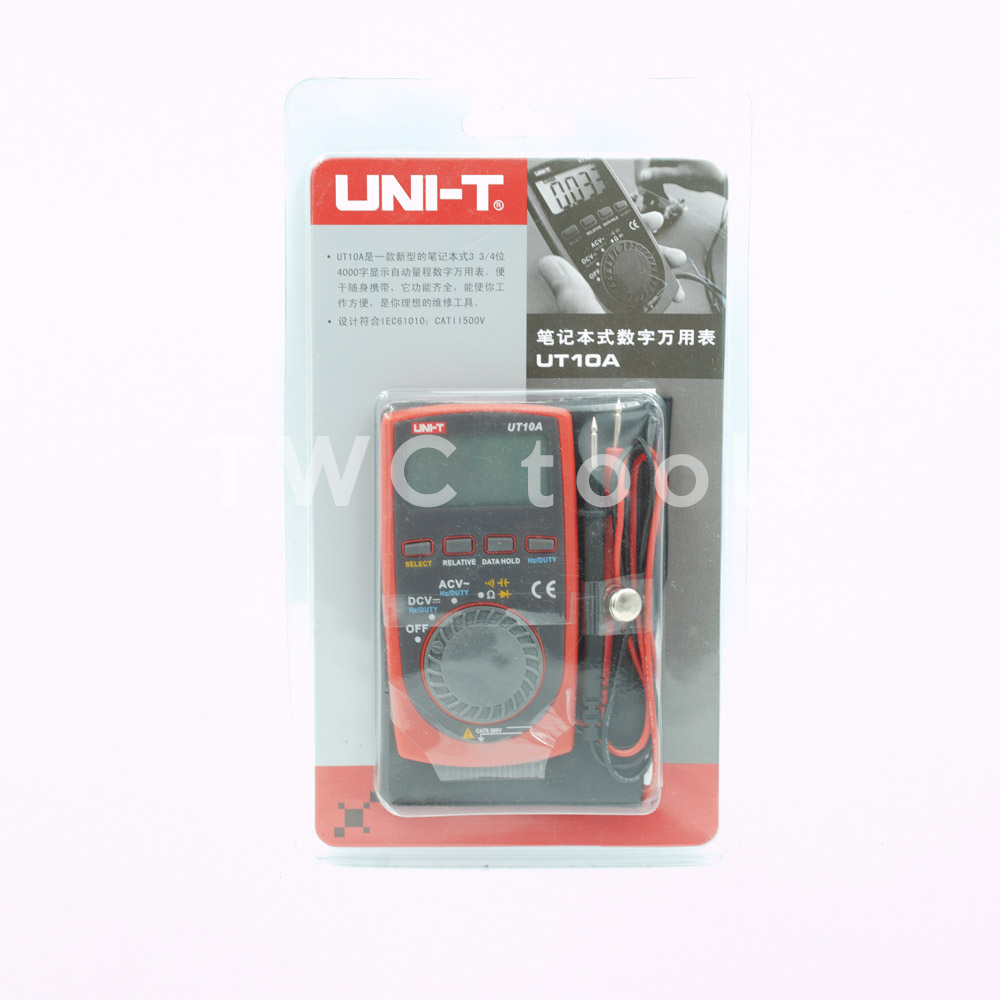 UNI-T UT10A มิเตอร์ ดิจิตอล มัลติมิเตอร์ พกพา | Lazada.co.th