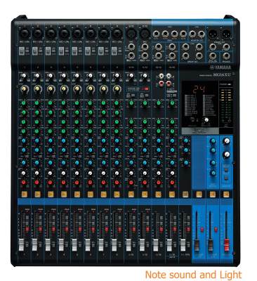 ดูภาพ MG16XU Yamaha Mixer ขนาด 16 ช่อง ( สำหรับงาน กลางแจ้ง แสดงสด สตูดิโอ ติดตั้ง บันทึกเสียง ) เพิ่มเติม MG16XU Yamaha Mixer ขนาด 16 ช่อง ( สำหรับงาน กลางแจ้ง แสดงสด สตูดิโอ ติดตั้ง บันทึกเสียง )