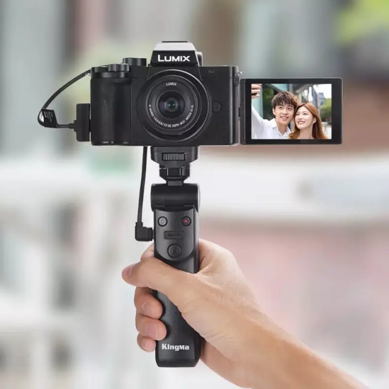 ภาพสินค้าKingma Sony / Canon / Panasonic / Fujifilm Camera Hand Grip Vlog Multi-funtion Remote Control Selfie Stick Vlogging Grip จากร้าน 789 Action Camera บน Lazada ภาพที่ 8