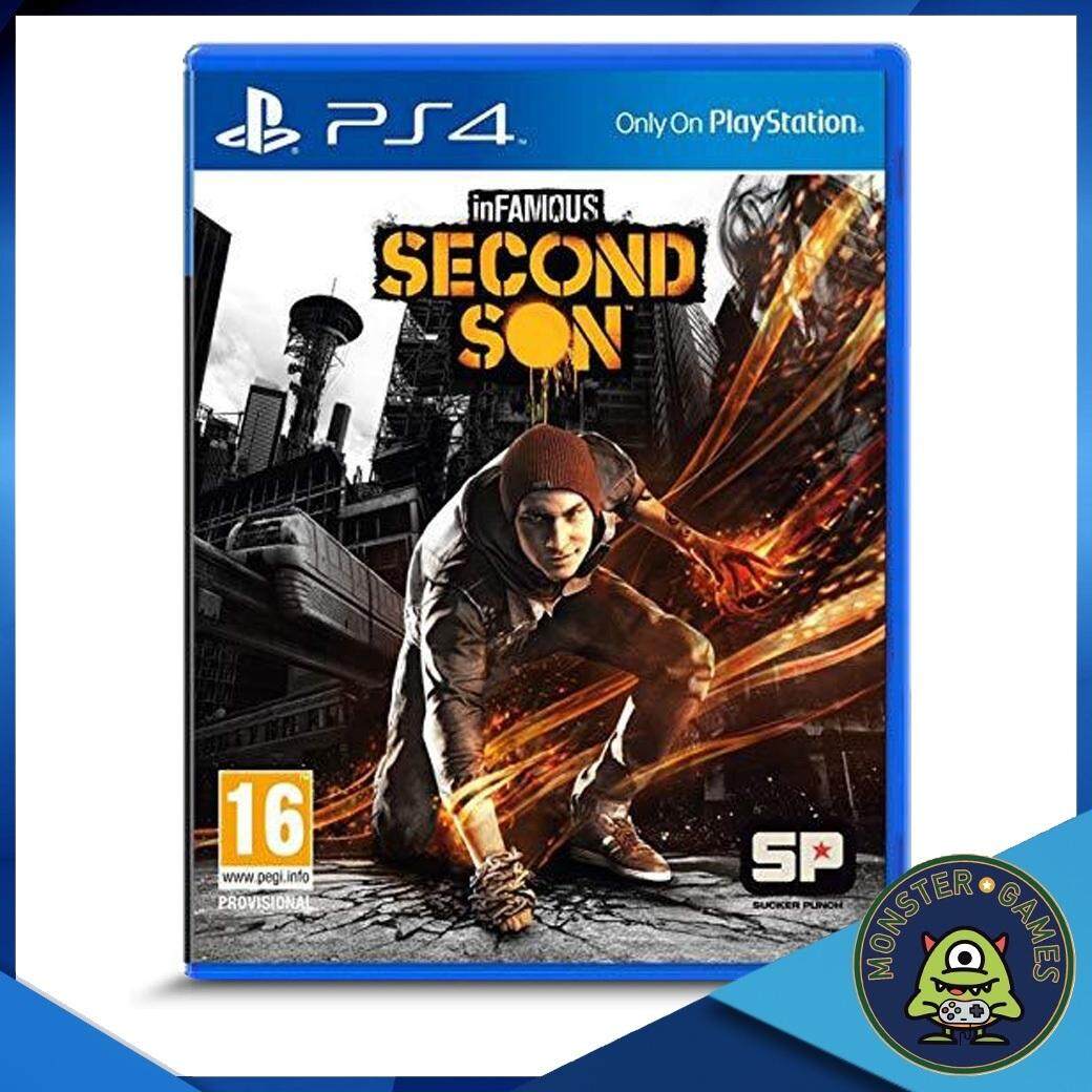 Infamous Second Son Ps4 แผ่นแท้มือ1!!!!! (Ps4 games)(Ps4 game)(เกมส์ Ps.4)(แผ่นเกมส์Ps4)(Infamous Ps4)