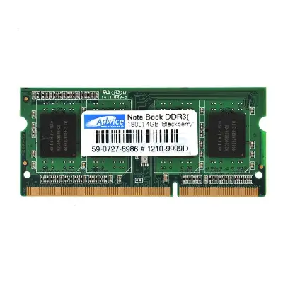 RAM DDR3(1600, NB) 4GB Blackberry 8 Chip แรมโน๊ตบุ๊ค ประกัน LT.