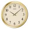 SEIKO นาฬิกาแขวน 12 นิ้ว ขอบทองหน้าครีม รุ่น QXA417G