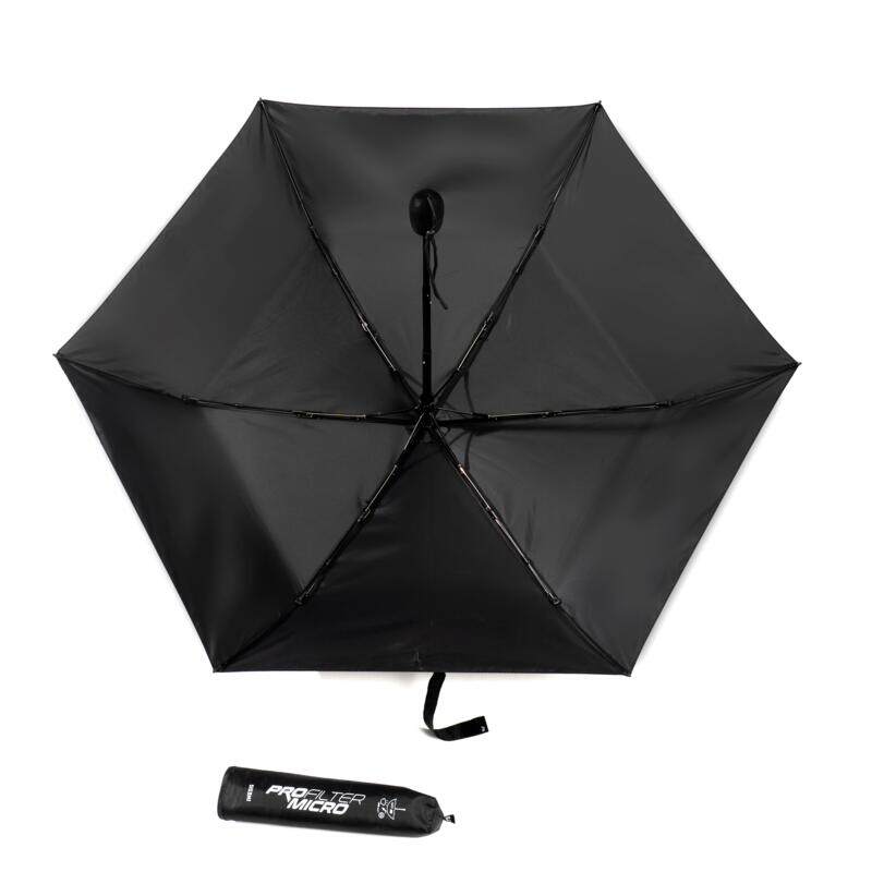 Umbrella ร่มพับได้คันเล็ก Folding Umbrellas ร่มพับได้ INESIS ร่ม Golf Umbrella รุ่น INESIS PROFILTER MICRO - BLACK  Foldable Umbrella