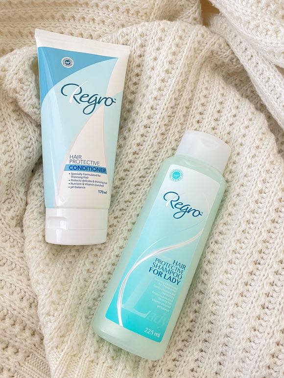 Regro Shampoo for Lady 225 ml. แชมพูลดผมร่วง สำหรับผู้หญิง Lazada.co.th