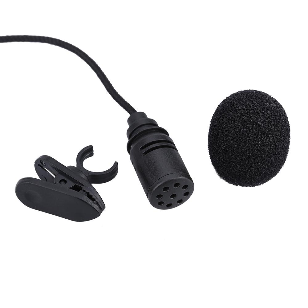[okoogee]Mini Clip-on Lapel Lavalier Hands-free 3.5mm Jack Condenser Microphone Mic for Computer PC Laptop Loundspeaker