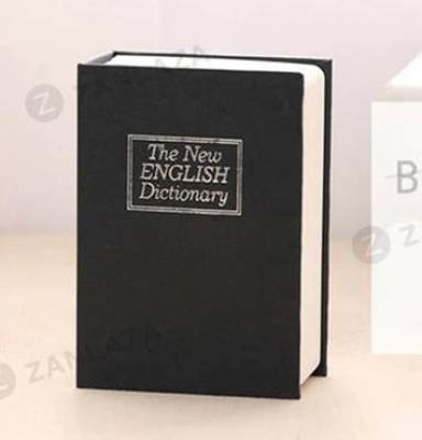 Zanlaza เซฟดิกชันนารี สวยงาม แบบเนียน ตู้เซฟ กล่องนิรภัย กล่องใส่เงิน Dictionary Book Safe Security Box กล่องเซฟ เซฟใส่เงิน กล่องใส่ของมีค่า ตู้เซฟขนาดเล็ก เซฟหนังสือ Book Safe สี ดำ น้ำเงิน แดง น้ำตาล