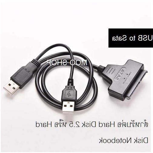 【จุดขายร้อน】 ใหม่ 2021 USB20 to 22pin SATA Cable Converter for 25 inch SATA Hard Disk Driver