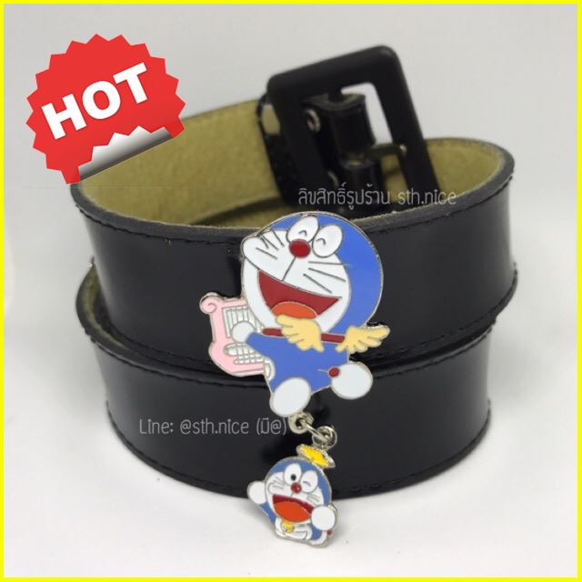 HOT SALE!! สินค้าดี มีคุณภาพ ราคาถูก ## ที่หนีบเข็มขัด นร./น.ศ Doraemon ? ##เข็มขัด เข็มขัดผ้า เข็มขัดหนัง สายคาดเอว