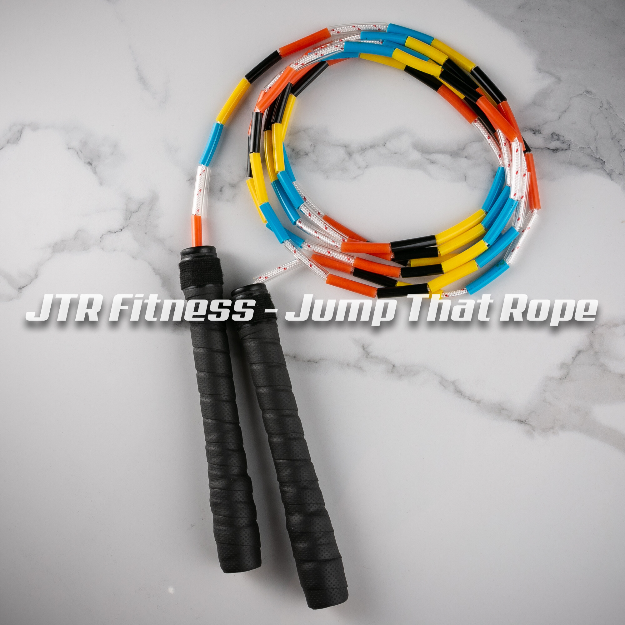 เชือกกระโดดลูกปัด - MCM - Multi Color Macaroni Beaded Jump Rope