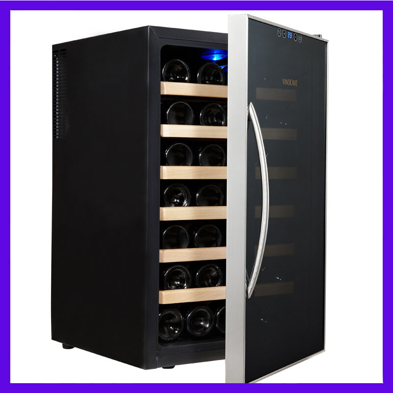 Wine cabinet ห้องเก็บไวน์ อุณหภูมิปรับได้ ตู้ไวน์ ตู้เก็บไวน์อุณหภูมิคงที่ ตู้ไวน์มีทั้งขนาดเล็ก ใหญ่ ขนาดใหญ่สามารถเก็บไวน์ได้ถึง 28 ขวด