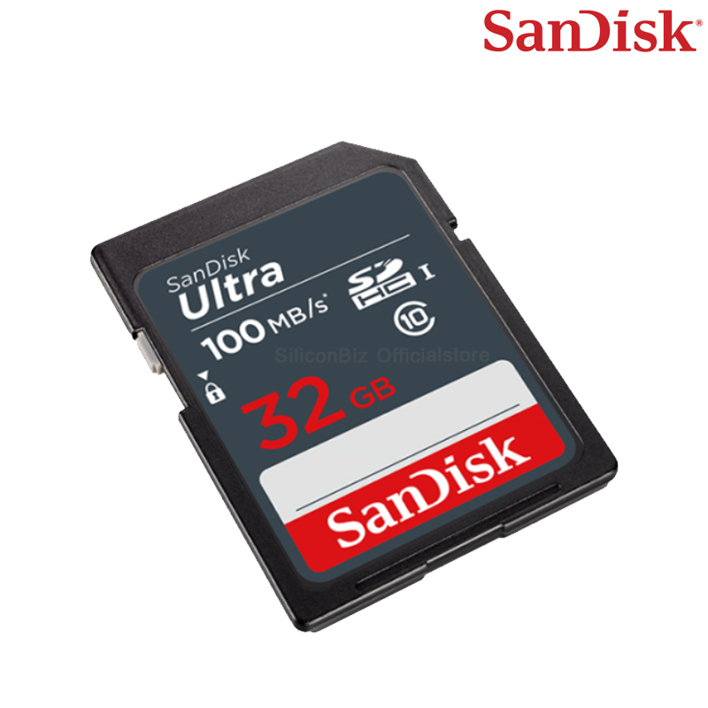 SANDISK ULTRA SD CARD SDHC UHS-I 100MB/s Class10 32GB (SDSDUNR-032G-GN3IN)  ใส่ กล้อง กล้องถ่ายรูป กล้องถ่ายภาพ กล้องDHLR กล้องคอมแพค SONY CANON Nikon  Fuji Panasonic Olympus รับประกัน Synnex 7 ปี | Lazada.co.th