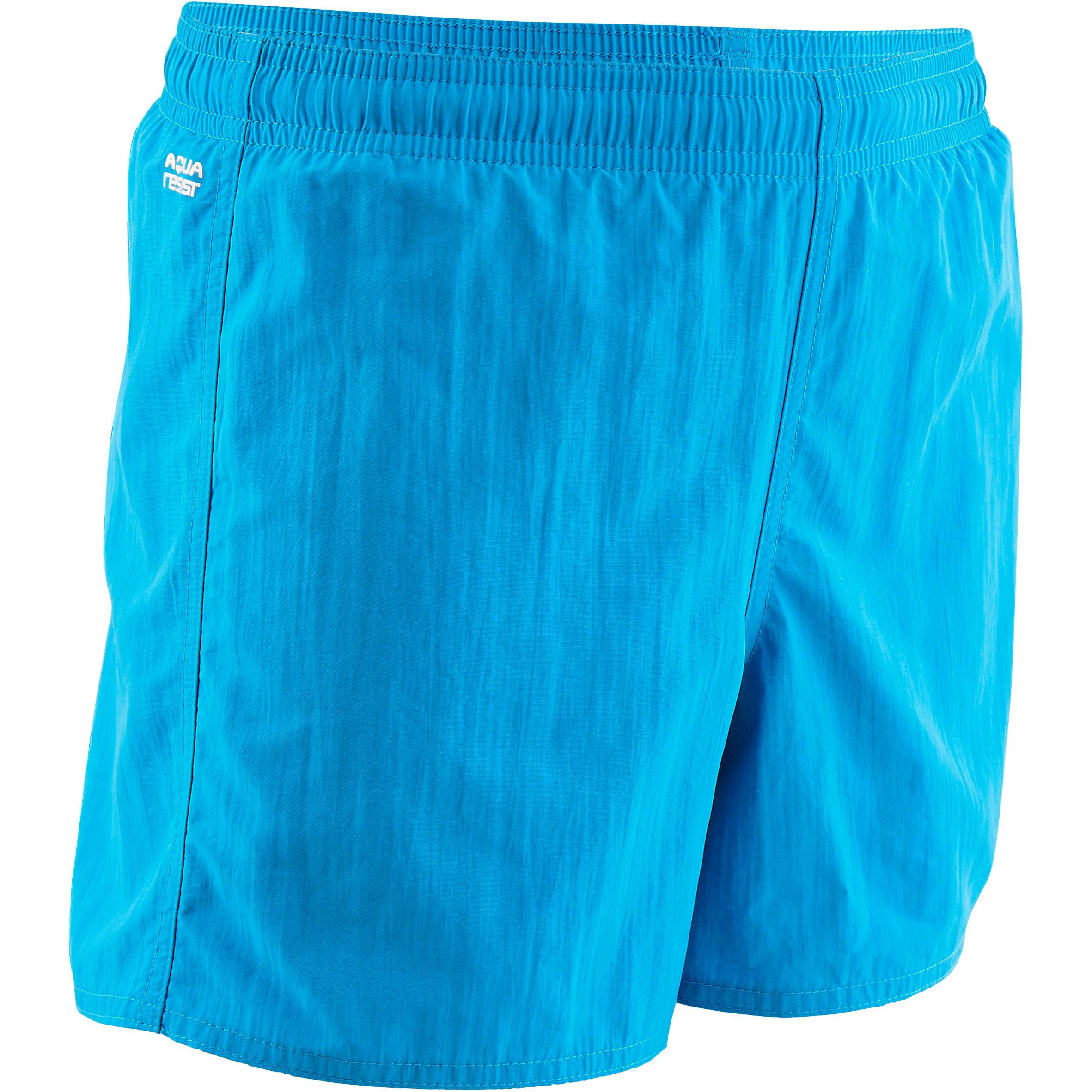 [ด่วน!! โปรโมชั่นมีจำนวนจำกัด] กางเกงว่ายน้ำขาสั้นสำหรับเด็กผู้ชายรุ่น 100 (สีฟ้า) สำหรับ ว่ายน้ำ