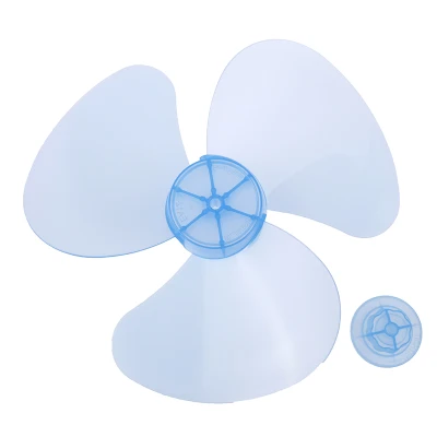 12" Three Leaves Household Fan Blade with Nut Cover Fan Blades for Standing Fan