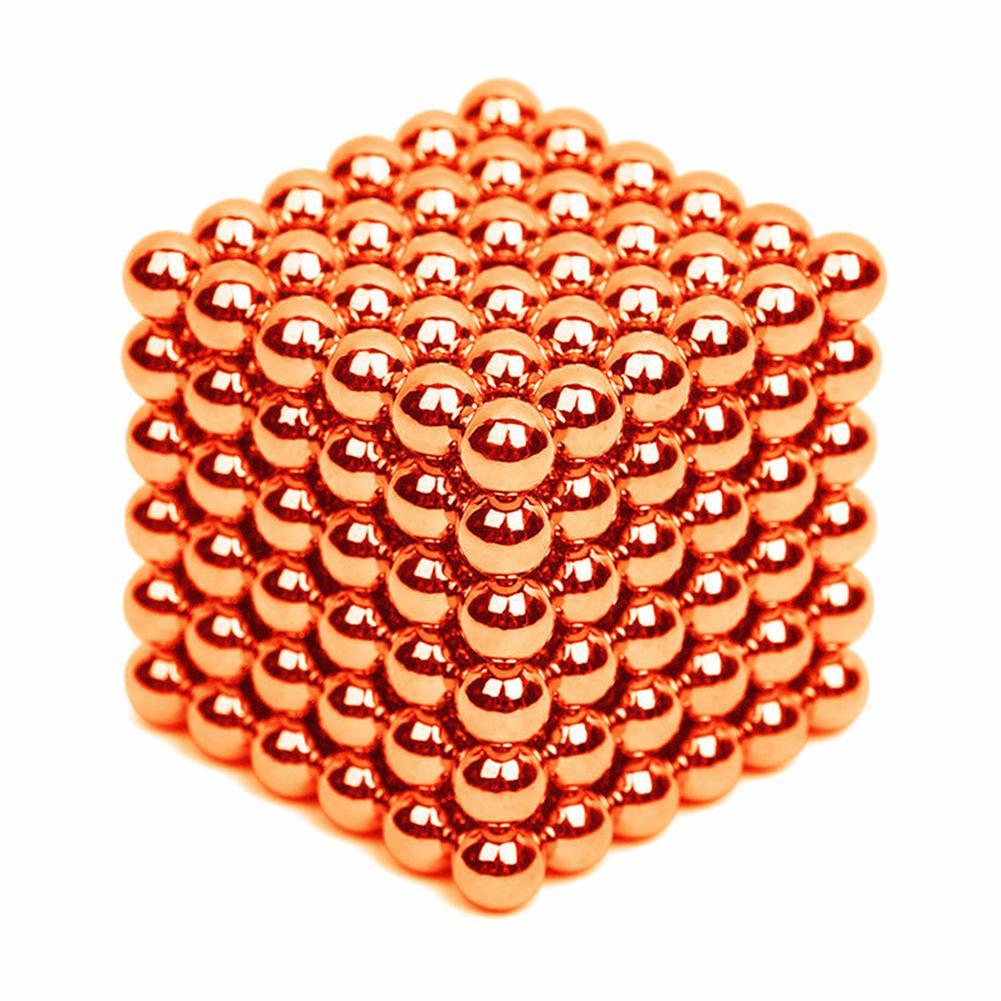 216 ชิ้นปริศนา Cube 3 มิลลิเมตรหลายสีพื้นผิวเรียบแม่เหล็ก CUBE ลูกทางปัญญาบีบอัดของเล่น