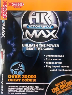 แผ่นเกมส์ PS2 ACTION REPLAY MAX