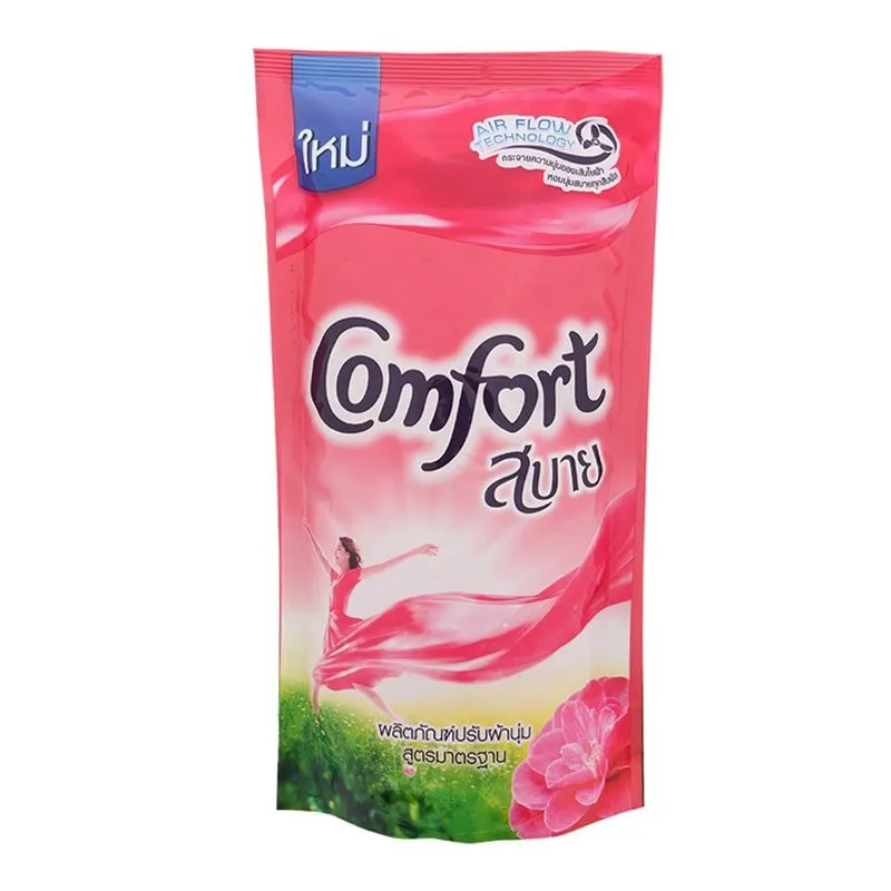 SuperSale63 580ML คอมฟอร์ท Comfort น้ำยาปรับผ้านุ่ม คอมฟอร์ทสบาย ปรับผ้านุ่ม มีกลิ่นหอม สีแดง 580ML 1 ถุง