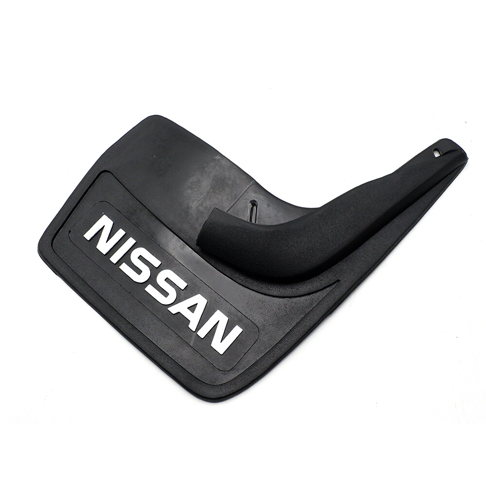 ยางบังโคลน หน้า+หลัง รถเก๋ง ทั้วไป ยาง สีดำ เขียน Nissan 4 ชิ้น Datsun,Nissan B11 B12 B13 B14  Universal Front+Rear Mud Guard Rubber