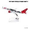 Naynaeshop โมเดลเครื่องบิน แอร์เอเชีย AIR ASIA AIRBUS A320 100th ลายมังกร (16 cm)