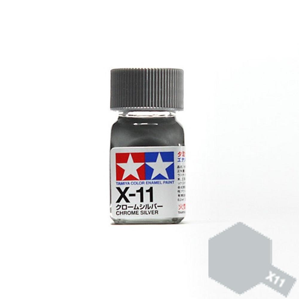Tamiya Enamel Color X11 (Chrome Silver) XPHobbyStore ThaiPick