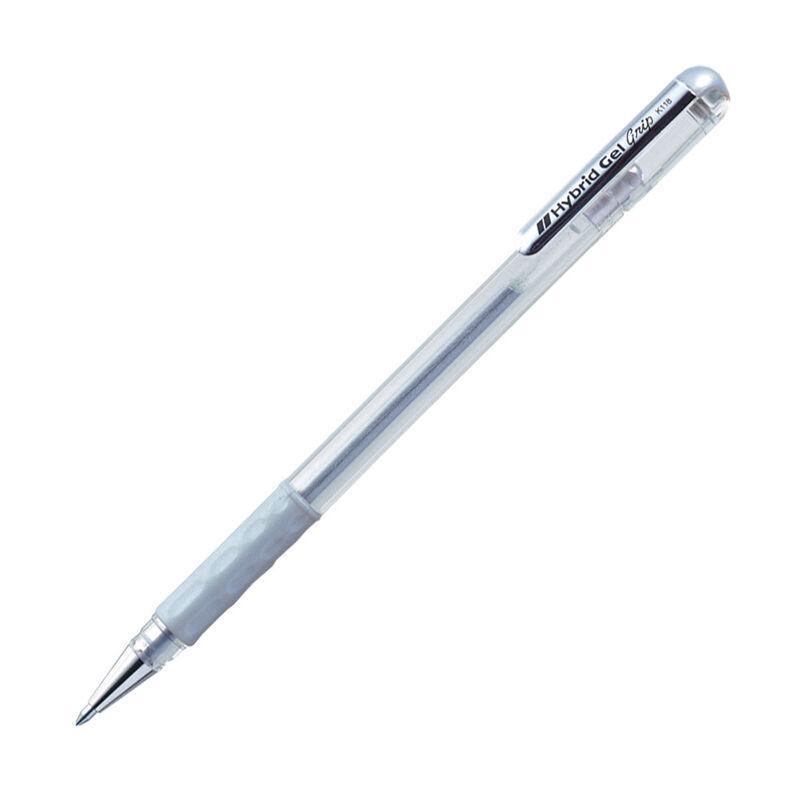 Electro48 ปากกาไฮบริดเจลขนาด0.8มม.สีเงิน