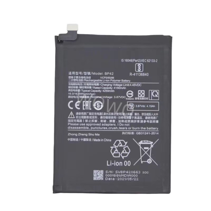 แบตmi Battery For Xiaomi Mi 11 Lite แบต+กาวติดแบตแท้+ชุดเครื่องมือซ่อม ...