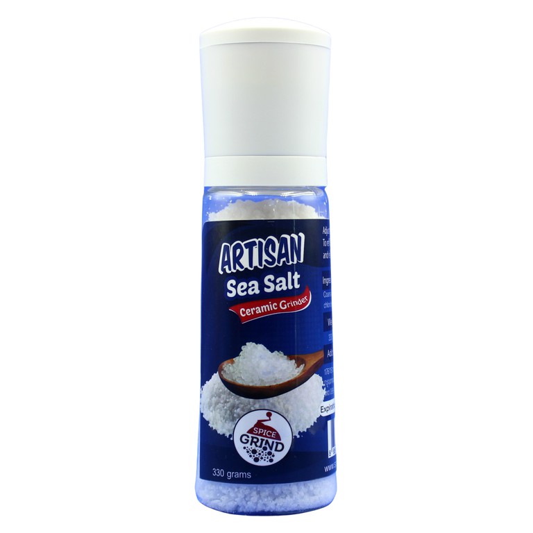 Spice Grind Sea Salt in Grinder เกลือทะเล (ขวดฝาบด) (330g) NJM Trading Co. Ltd. ThaiPick