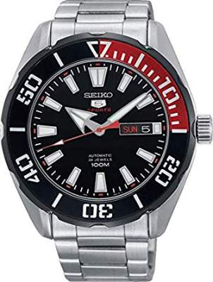 ดูภาพ Karnvera Shop นาฬิกาข้อมือผู้ชาย Seiko 5 Sports Automatic SRPC57K1 Men's Watch <br/>เพิ่มเติม Karnvera Shop นาฬิกาข้อมือผู้ชาย Seiko 5 Sports Automatic SRPC57K1 Men's Watch
