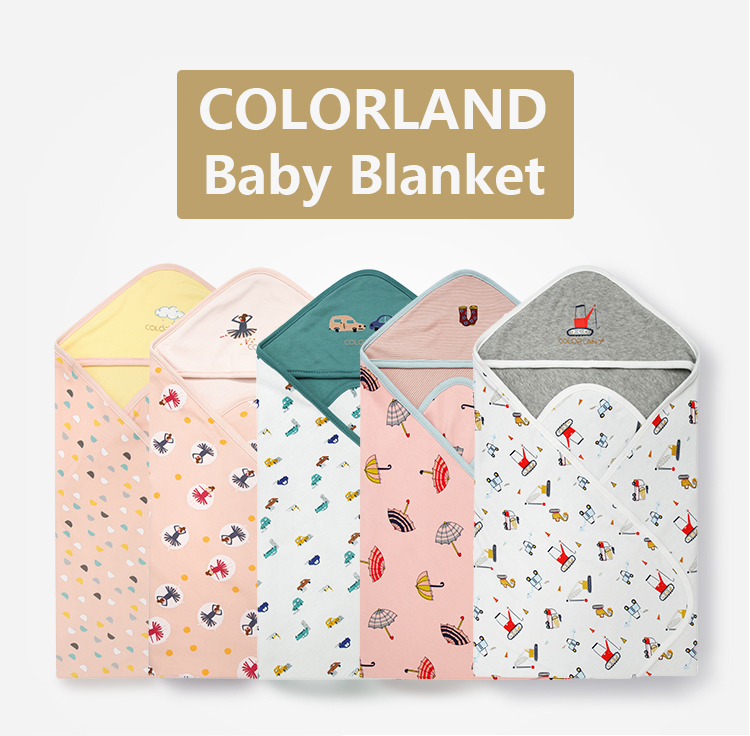 Colorland VA-BKT001 ผ้าห่อตัวเด็กแรกเกิด ผ้าห่อตัวทารก ผ้าห่อตัวเด็กอ่อน babyblanket babywrap blanket babyswaddle swaddle