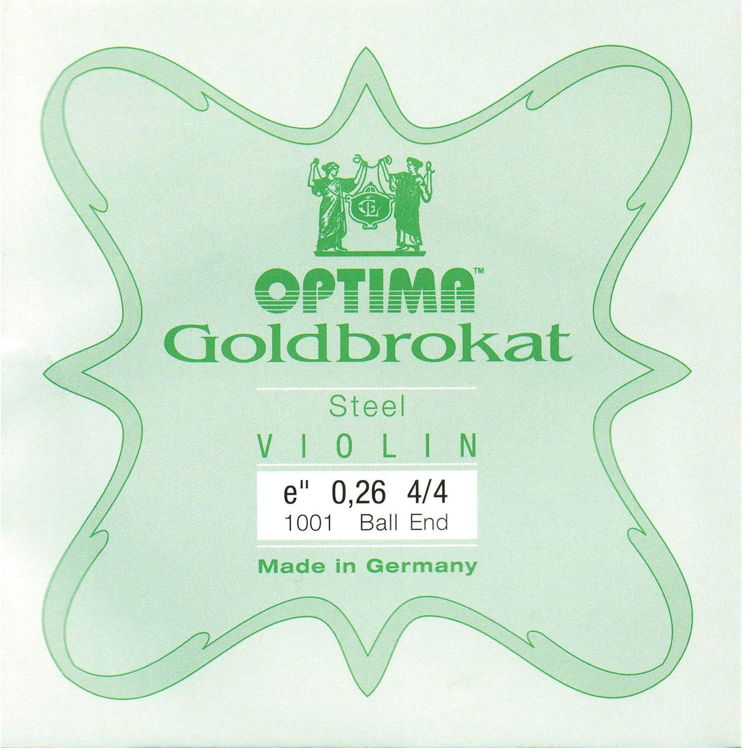 VIOLIN STRINGS OPTIMA GOLDBROKAT E string 0.26 Ball End 4/4