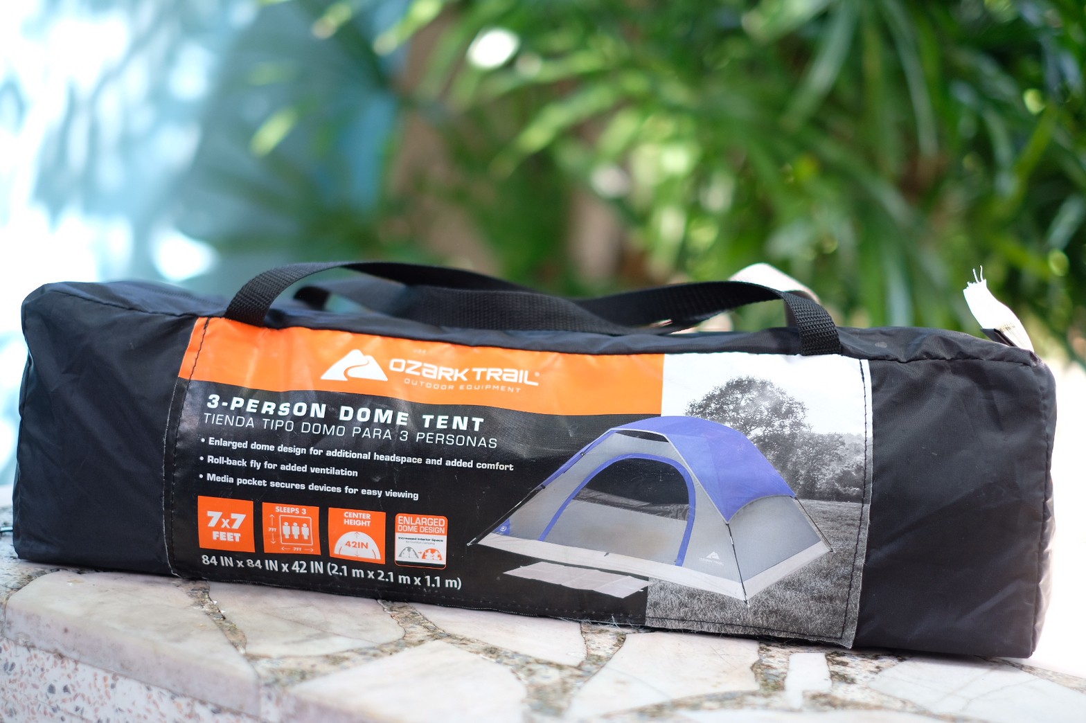 ozark trail 9ft x 7ft backpacking tent