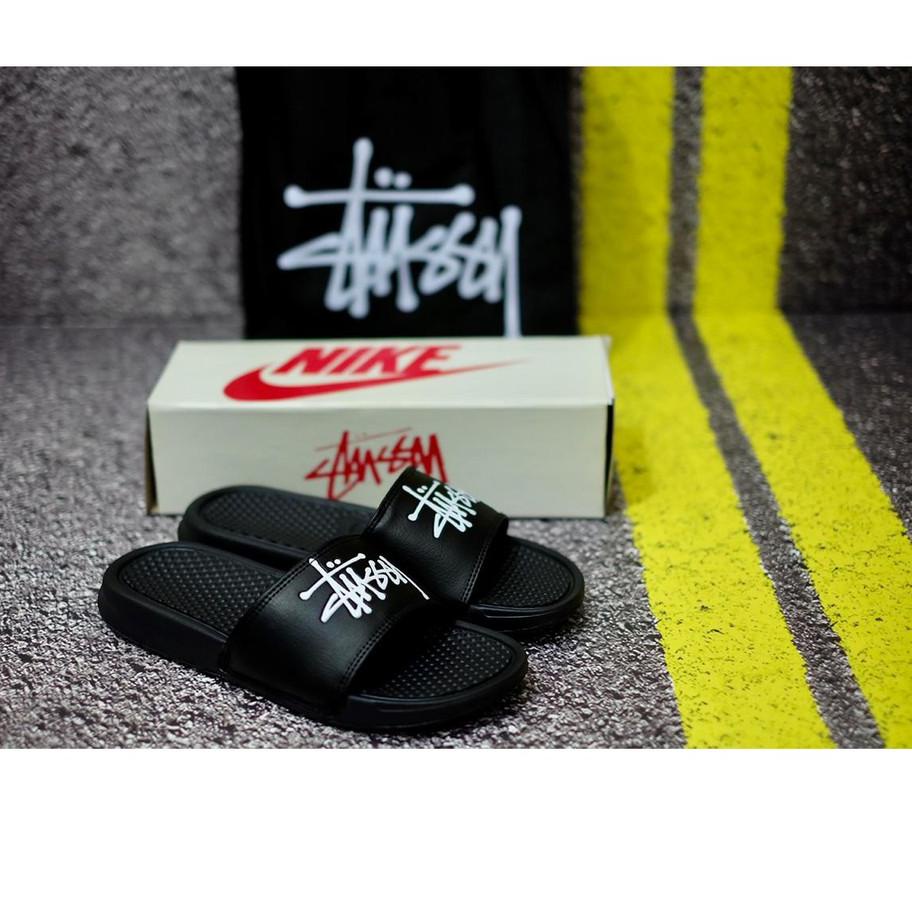 benassi x stüssy pine green