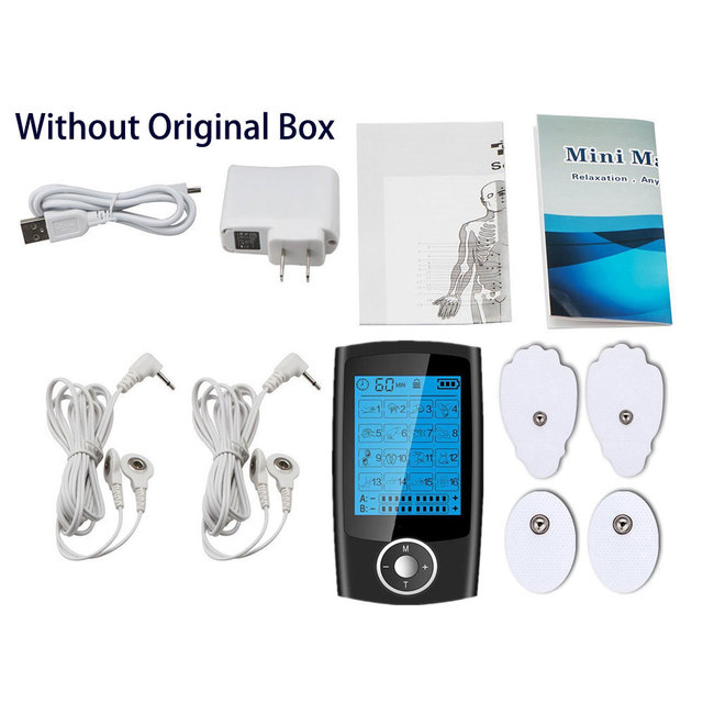 16 Modes Electric Tens Relax Muscle Stimulator EMS Acupuncture Body