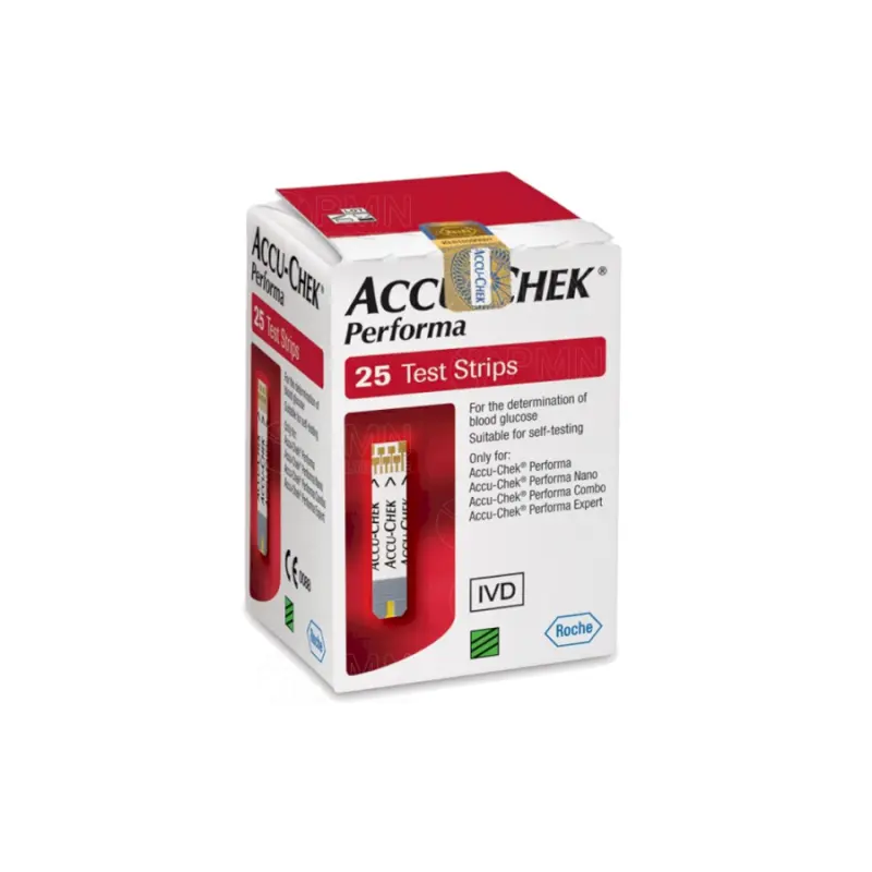 ภาพสินค้าแผ่นวัดน้ำตาล Accu Chek Performa 25ชิ้น จากร้าน pmn healthcare บน Lazada ภาพที่ 4